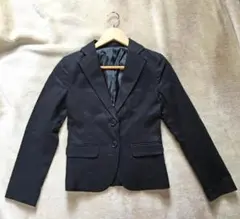 UNIQLO ユニクロ 長袖テーラードジャケット 2つボタン Sサイズ 黒