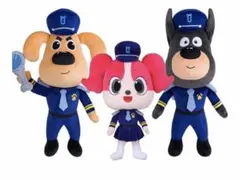 ラブール警部　ベルマンくん　パピーさん　ぬいぐるみセット