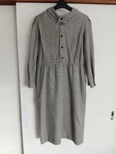 grace ハウンドトゥース柄 カジュアルワンピース