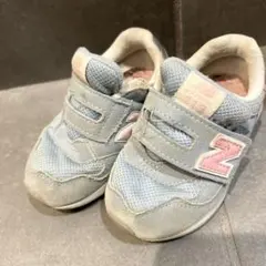 New Balance 574 グレー/ピンク スニーカー14cm
