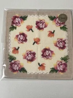 FEILER ラナンキュラス　タオル地ハンカチ 約25cm