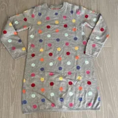 GAP KIDS 160センチ　水玉模様 長袖ワンピース XXL