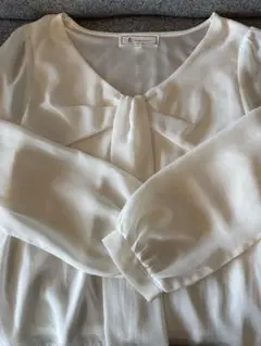 ホワイト リボン ブラウス 38 ロペピクニック