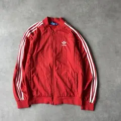 17128 アディダス スーパースター 刺繍 裏起毛 トラックジャケット