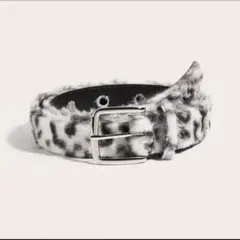 ファーベルト fancy belt fur archive y2k ホワイト