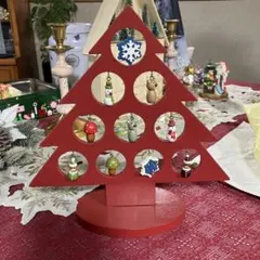 クリスマス　木製　ツリー　雑貨　飾り