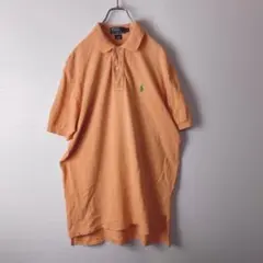 ポロバイラルフローレン　90s 香港製　ポロシャツ　メンズ　古着　丈長めのサムネイル