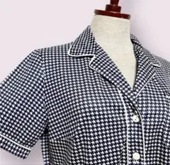 vintage ヴィンテージ ワンピース 千鳥格子 レトロ ヨーロッパ 海外古着のサムネイル