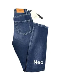 rienda　美LINE denim　24インチ　スキニー　クラッシュ加工