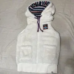 値下げ⭐︎ROXY フード付きベスト Mサイズ