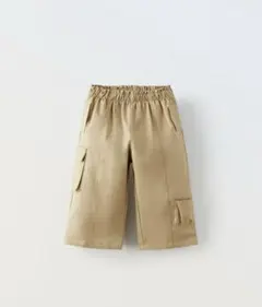 ZARA kids 新品 ワイドレッグカーゴパンツ ザラ ザラキッズ パンツ