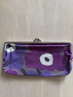 マリメッコ　がま口　ポーチ