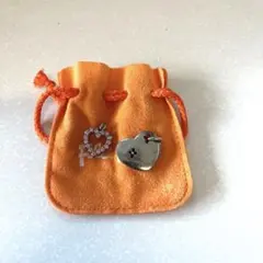 ピンク、シルバー ハート型チャーム