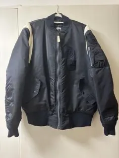 stussy MA-1 WINDSTOPPER 黒　Mサイズ 楽天市場】ステューシー STUSSY ジャケット メンズ MA-1(stussy JKT