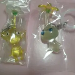 ピクミン ガチャガチャ めじるしアクセサリー2　黄ピクミン　光ピクミン