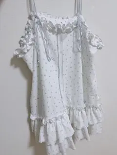 merry jenny flower waffle ミニワンピース