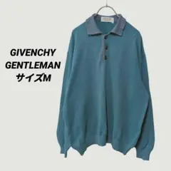 GIVENCHY GENTLEMAN サイズM 長袖ポロシャツ ヴィンテージ感のサムネイル