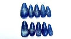 ネイルチップ ネイビー