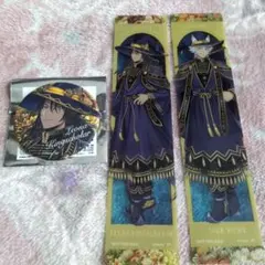 ツイステ　ブルームバースデー　缶バッチ　レオナ　クリアしおり　ジャック