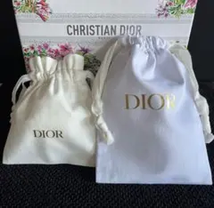 未使用正規店購入★ディオール　ミニ巾着ポーチ　ノベルティ　2種セット