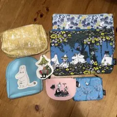 ムーミン ポーチセット　6点