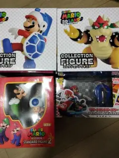 新品未開封】スーパーマリオ 3D フィギュア ヨッシー クリボー 5点