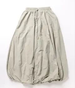 バルーンスカート　ロング　ライトグレー　Lサイズ　aimoha