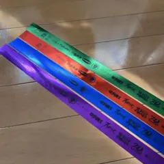 氣志團万博2025-DAY1銀テープ(緑、赤、青、紫)フル4本セット