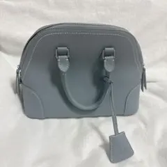 Mila Owenワイドショルダーボストンバッグ　ブルー