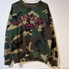 【SUPREME】Plaid Arc Crewneck カモフラ　スウェットのサムネイル