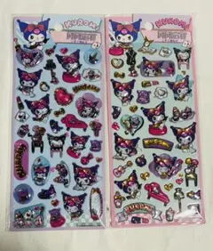 海外公式 クロミ ぷっくり硬いシール 2枚セット