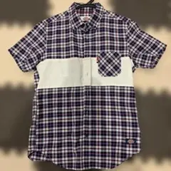 Dickies チェック柄 半袖シャツ M