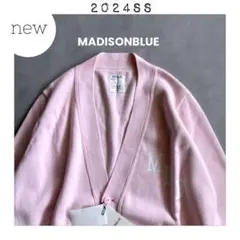 【未使用✨️】MADISONBLUE ピンク カーディガン MDBロゴのサムネイル