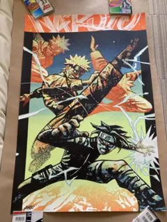 【限定品】Mondo NARUTO シルクスクリーン大型ポスター