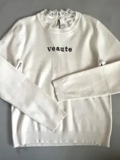 【美品】ウィルセレクション　長袖　ニット　レース付き