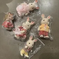 シルバニアファミリー 人形まとめ売り　うさぎ　リス