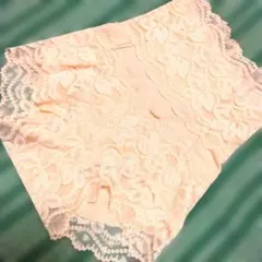 ✨【新品】花柄レース ショートガードル ピンク M 綿95%✨