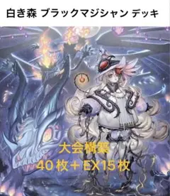 遊戯王 白き森 ブラックマジシャン デッキ 大会構築 メイン40枚＋EX15枚