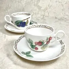 未使用保管品 ノリタケ プリマチャイナ カップ＆ソーサー 5客セット ロイヤルオーチャード Noritake Primachina  ORCHARD 札幌市 平岸 ノリタケ プリマチャイナ ロイヤルオーチャード カップ＆ソーサー 5