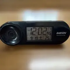 SEIKO RAIDEN ライデン BC407K 電波目覚まし時計 大音量 黒