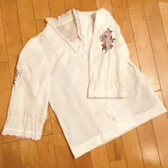 フォークダンス衣装♡レースフリル 7分袖トップス ブラウス