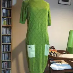 春用ニットワンピース