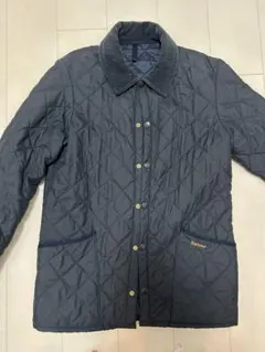 Barbour ネイビー キルティングジャケット
