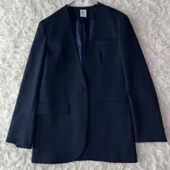 【美品】deres デレス deres エブリデイジャケットノーカラージャケット