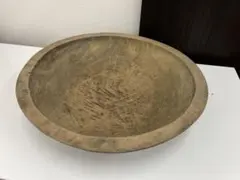 希少　ビンテージ　木製　こね鉢　くりぬき鉢　飾り　古物　古道具　手彫り　当時物 希少 ビンテージ 木製 こね鉢 くりぬき鉢 飾り 古物 古道具