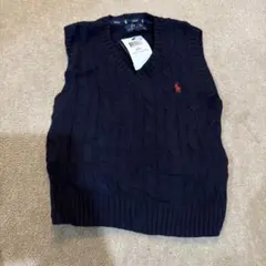 Polo Ralph Lauren ネイビー ベスト 3t