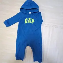 GAP フード付きロンパース 青