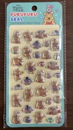 くまのプーさん ぷくぷくシール　ディズニー