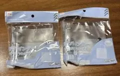 ダイソー 3穴バインダー クリアポケットタイプ B8サイズ 2個