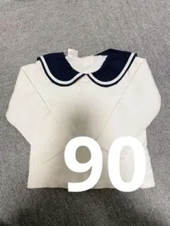 バースデイ 襟付き 長袖Tシャツ ロンT 90